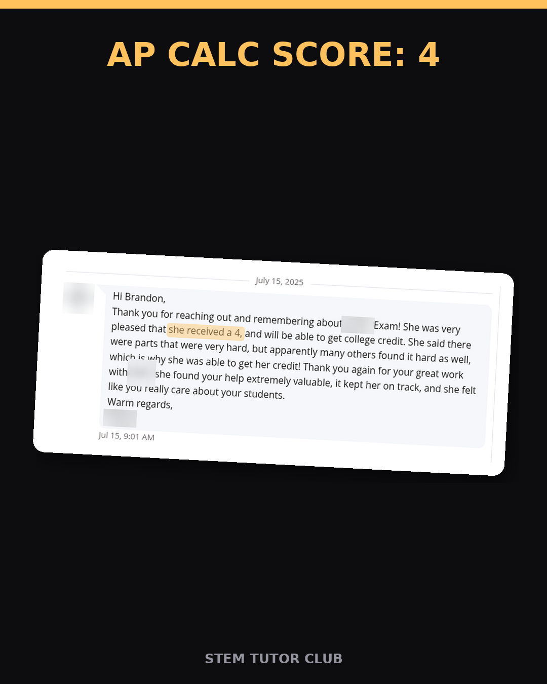 Testimonial proof