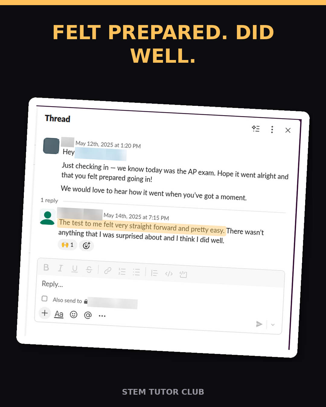 Testimonial proof