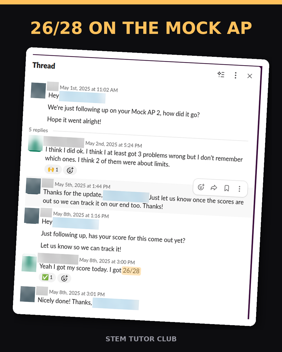 Testimonial proof
