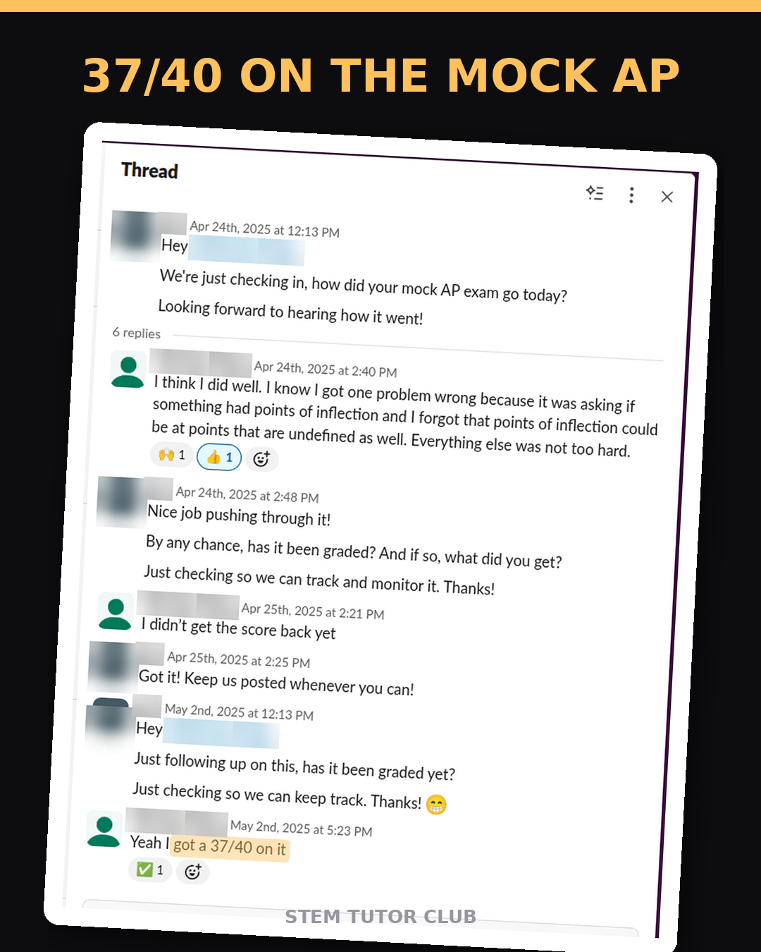 Testimonial proof