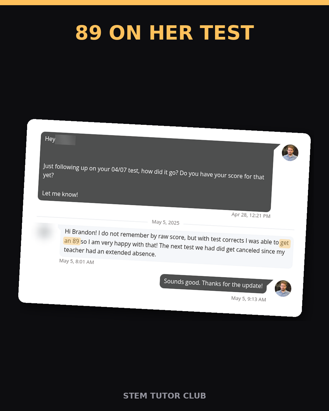 Testimonial proof