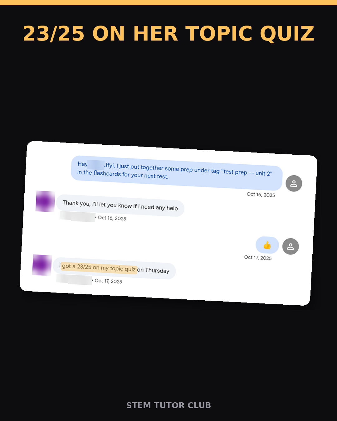Testimonial proof