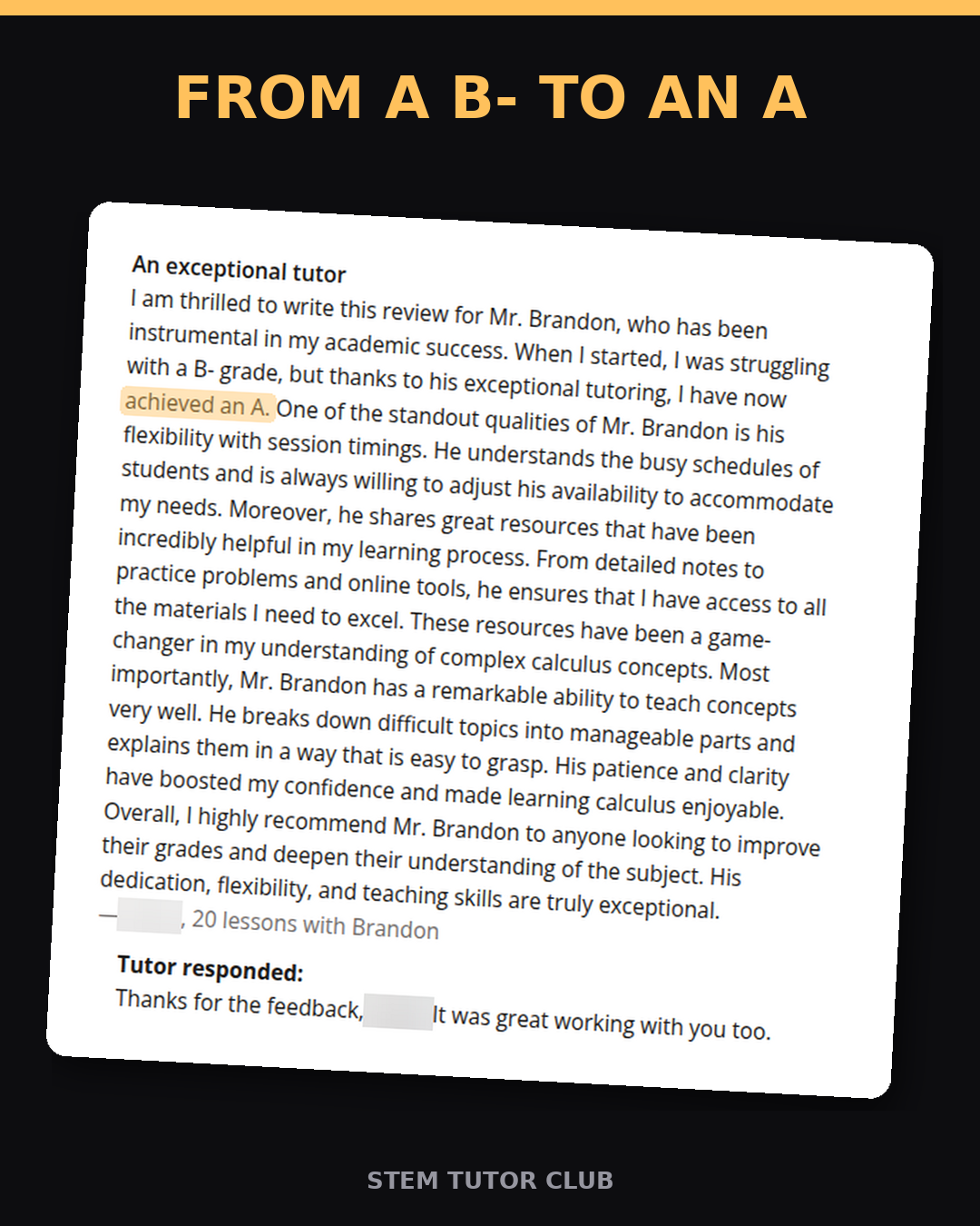 Testimonial proof
