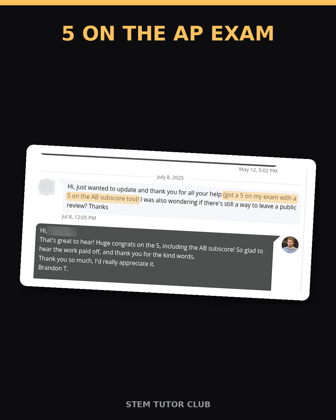 Testimonial proof