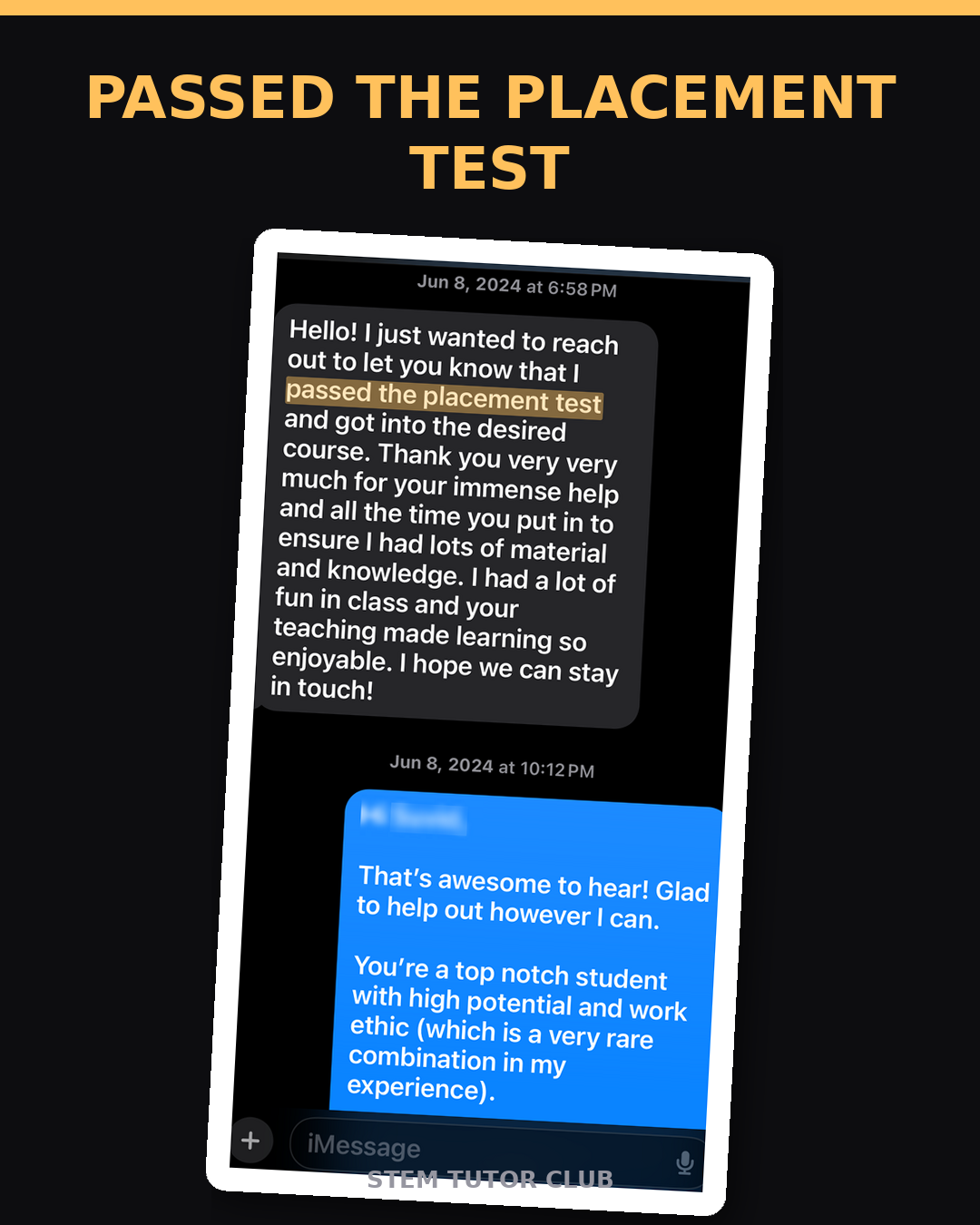 Testimonial proof