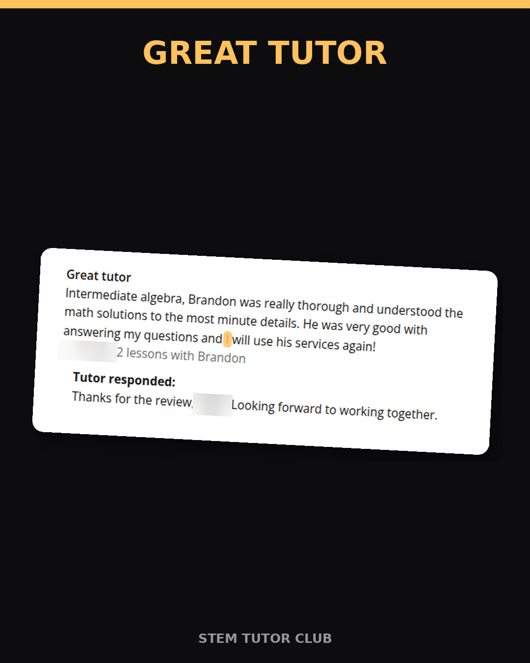 Testimonial proof