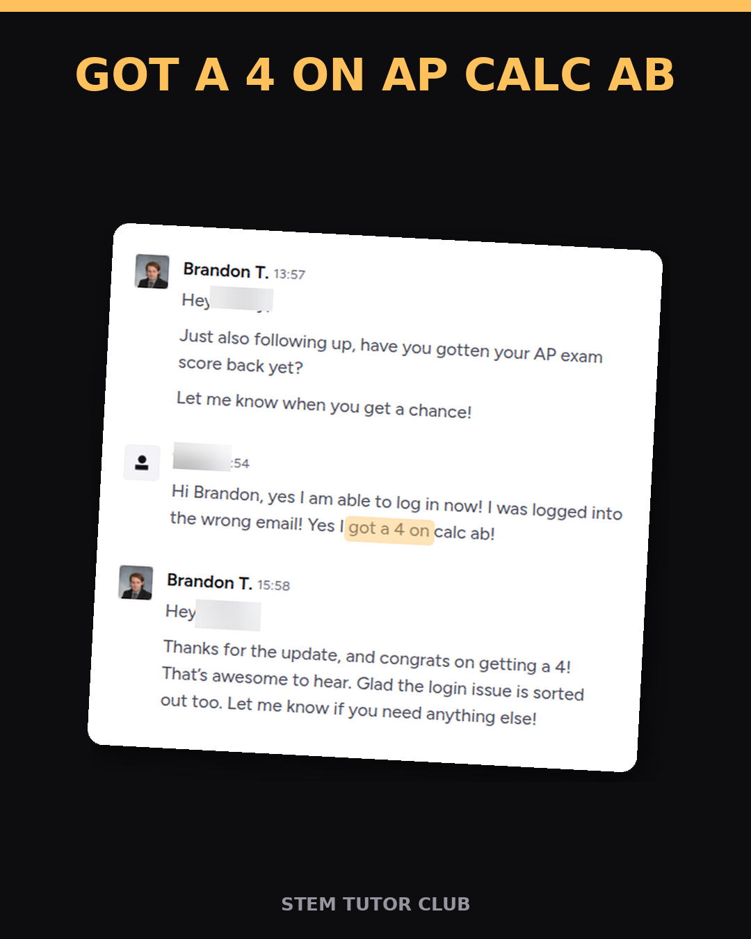 Testimonial proof