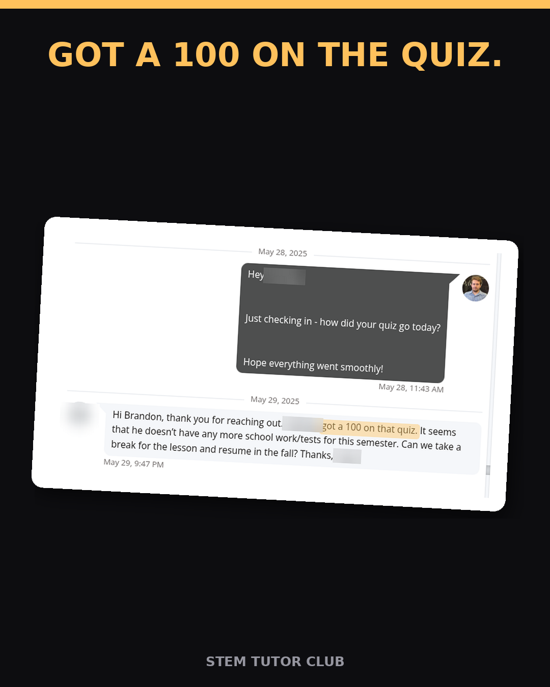 Testimonial proof